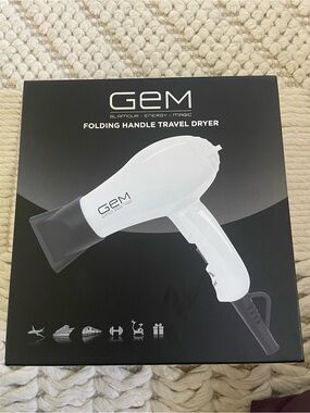 Gem Mini Travel Dryer - White